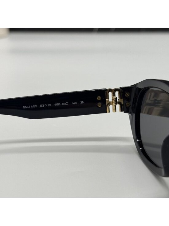 NEW MIU MIU MUA03S 16K08Z SUNGLASSES BLACK WOMEN MU A03S, SMU A03 EYEWEAR main image 7